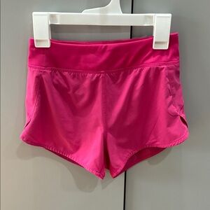 Athleta Girls Bright Pink Athletic Shorts